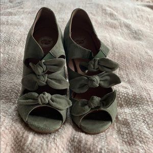 Anthropologie Sage Suade Heels
